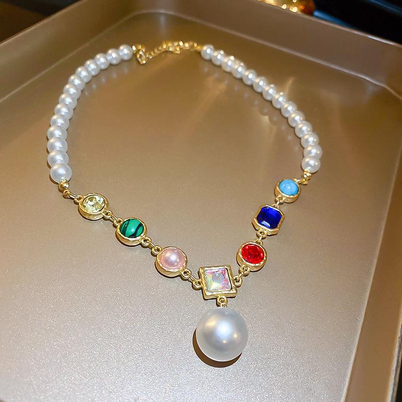 Элегантное и очень длинное ожерелье, модная и универсальная цепочка для свитера, ретро и элитный аксессуар.