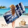Dallas Cowboys Customized Name Text Beach Towel, Soft Absorbent Towel Beach Pool Travel Personal Gift