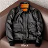 Pilot Leather Jacket Pure First Layer Cowhide Leather Jacket Men's Flight Suit Large Size Jacket