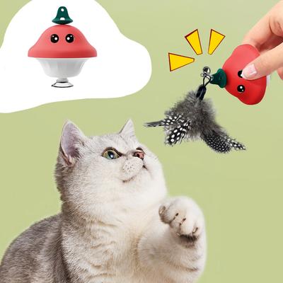 Кошачья удочка на присоске, игрушки для котят для упражнений, кошачья удочка, игрушки-дразнилки для кошек, кошачьи игрушки, игрушки для упражнений для кошек для домашних котят