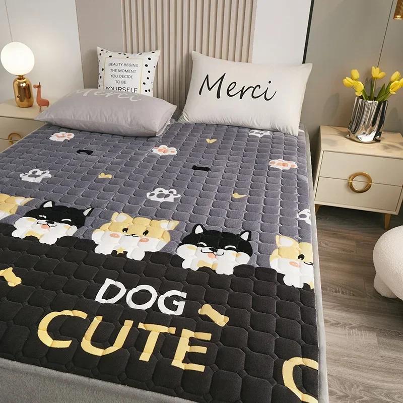 100% водонепроницаемые матрасы ультратонкий складной хлопковый матрас для кровати складной татами спальня отель для односпальной кровати двойной мульти двуспальная кровать размера «king-size»