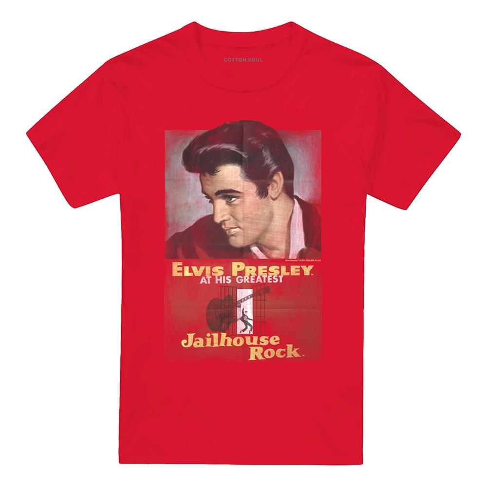 Elvis Presley Unisex Adult Jailhouse Rock Poster T-Shirt