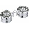 Tamiya Hop Up Options No.1677 OP.1677 GF-01 Chrome Plated Wheel (10 Spokes) 54677