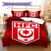 Постельное белье с узором Hallescher FC, Комплект с одеялом, Пододеяльник, Наволочка, Домашний подарок на день рождения (1 пододеяльник + 2 наволочки, без наполнителя)