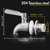 Кран для диспенсера воды - Запасной кран из пищевой нержавеющей стали 304 - Герметичный кран для диспенсера напитков - Стальной кран для стеклянного кувшина
