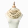 Thick Warm Fabric Neck Warmer Scarf Solid Color Winter Knitted Scarf  Winter Season