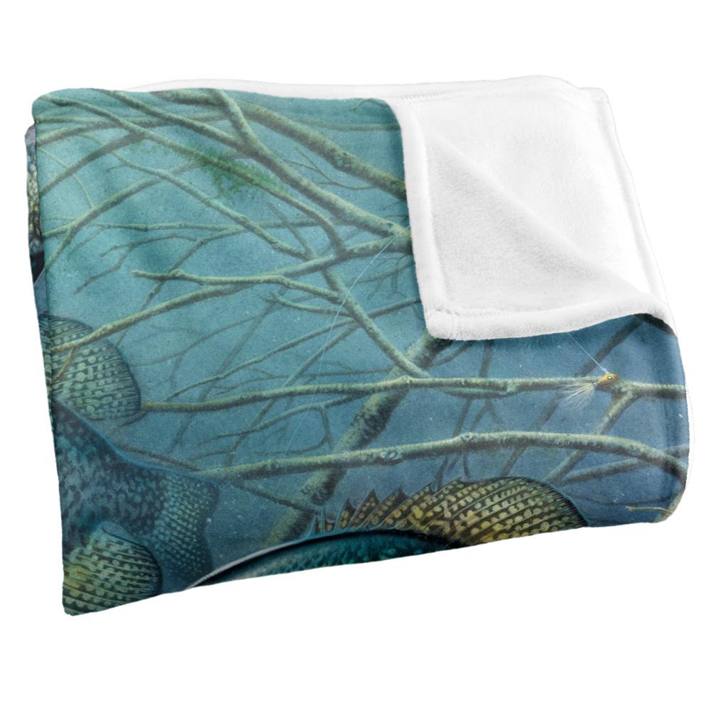 JQ Licensing Silky Crappie Fishing Supersoft Blanket