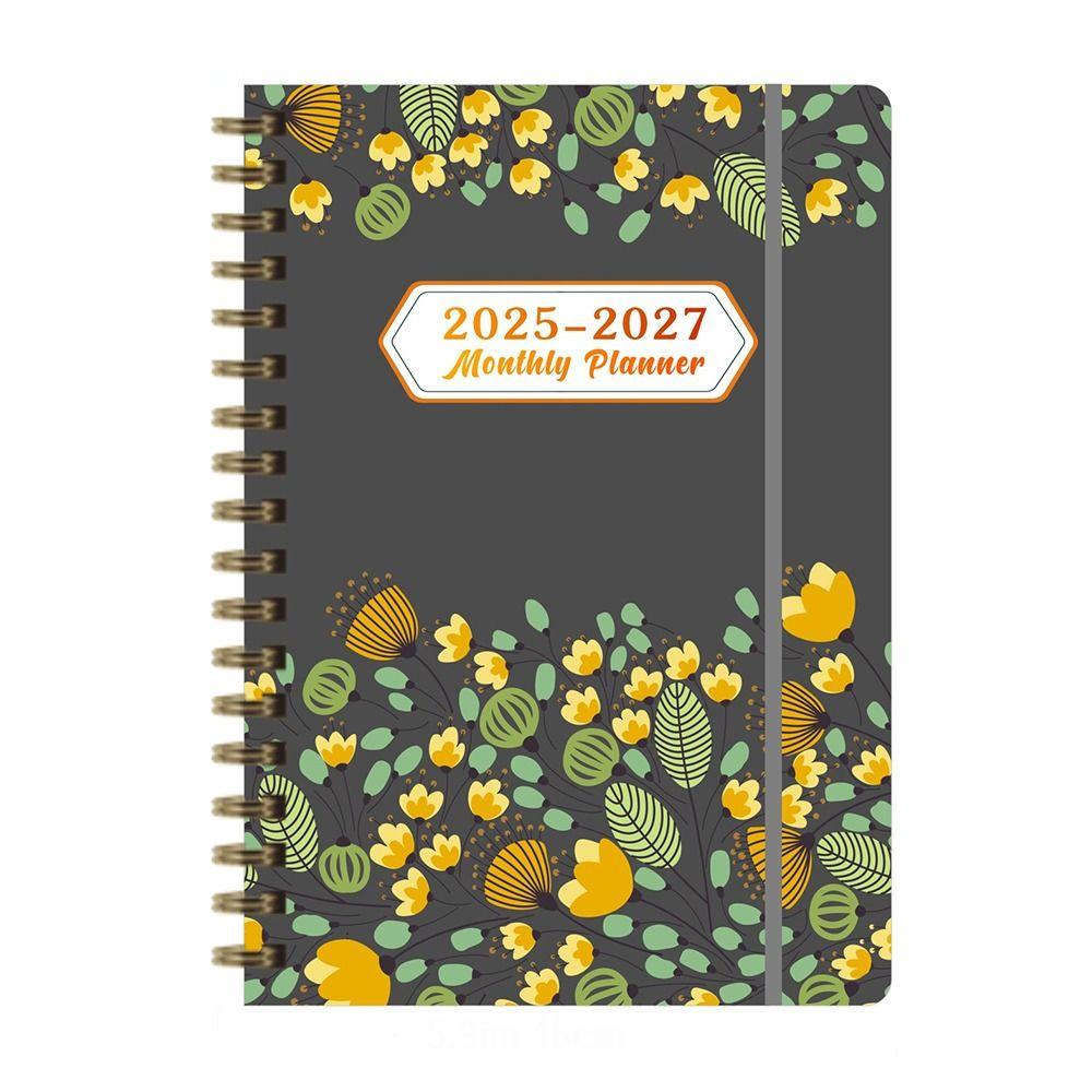 12 Months 2025 Schedule Planner Notepad English Diary Writing Pads 365 Days Notepad Stationery