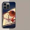 Чехол для телефона с баскетбольным мячом для iPhone 17 Air 15 Pro 14 Plus 16 Pro Max 17E 16E 12 13 Mini 11 Чехол Милый Fundas