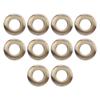 10PCS Round Eyelets Double Side Rolled Eyelets Metal Grommets for Clothing Shoes Leather Crafts