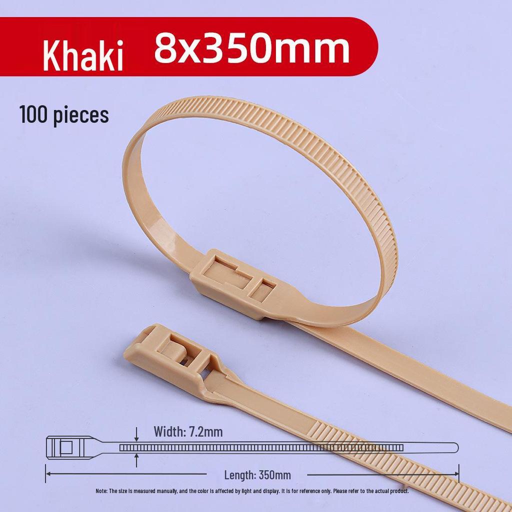 Нейлоновая самозатягивающаяся кабельная стяжка Naughty Castle для детского парка (8x350x400) - Особый цвет