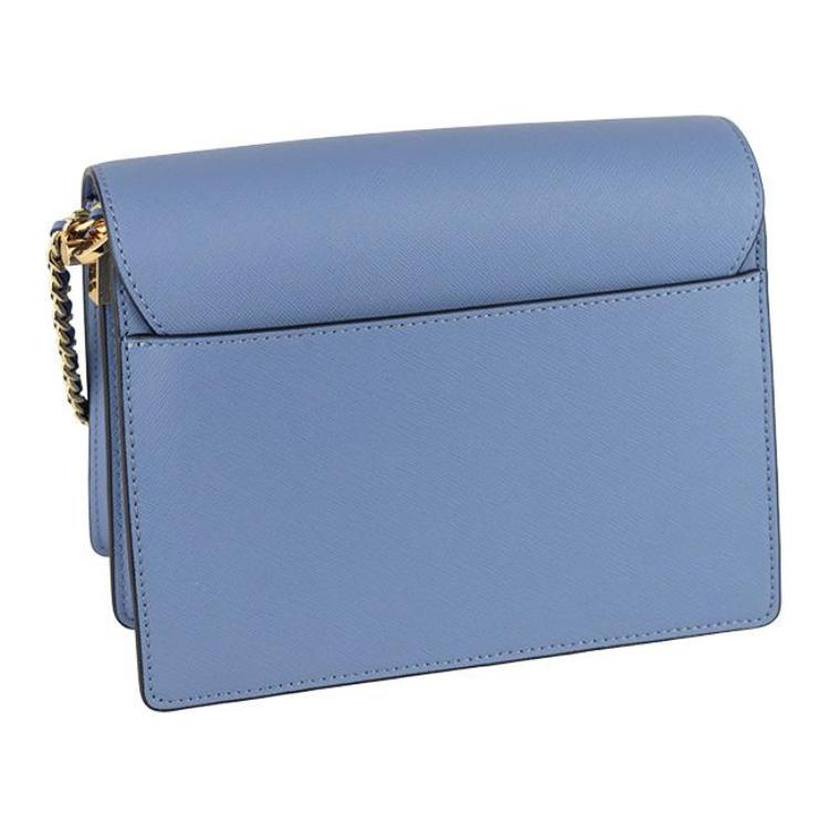 Tory Burch Tb Robinson Casual Leather Chain Shoulder Bag Crossbody Medium Women bags Ice-Blue 62020-457