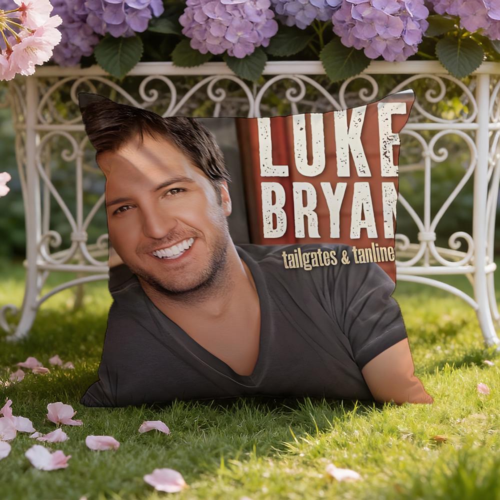 Luke singer B-Bryan Cushion Cover Home & Car Dual-Scene Pillow Cover: Reversible for Premium Comfort
