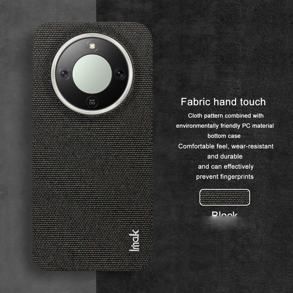 IMAK Ruiyi Series Leather + PC Case for Honor Magic8 Lite 5G/X9d 5G/X70 5G Fabric Texture Phone Back Cover