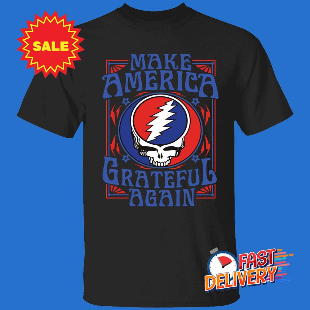 Make America Grateful Again Short Sleeve T-Shirt Unisex S-5XL Unisex T-Shirt