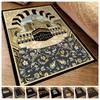 Velvet Fabric Worship Blanket Printed Prayer Mat Soft Thickened Tassels Worship Pad For Muslim