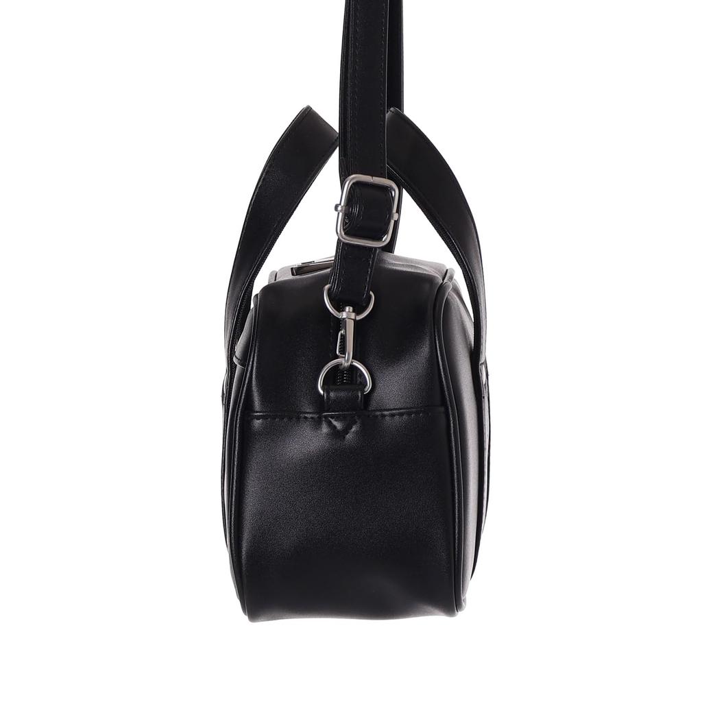 Sanrio Characters School Bag Style Shoulder 14 X X Cm 2-Way Bag, PVC, 23.5 10.5 (Hello Kitty/Black)