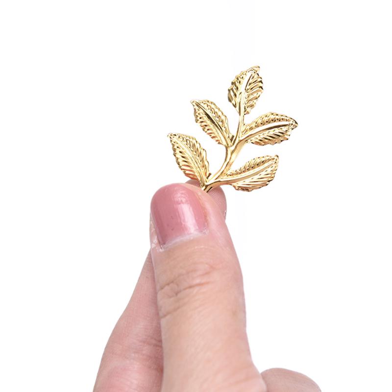 30Pcs/Set Leaf Filigree Wraps Connectors Metal Charm Diy Findings Jewelry Making