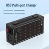 Ультрамощное алюминиевое многопортовое USB-зарядное устройство 300 Вт (10, 20, 30, 40, 50, 60 портов)