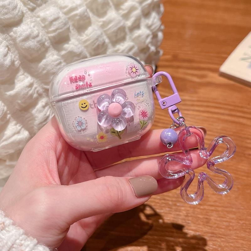 For Lenovo LP40 Pro Case Cartoon Star Butterfly Flower Earphone Soft Cover For Lenovo LP40Pro Headphones Box Funda With