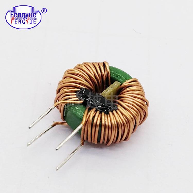 Magnetic Ring Common Mode Choke Coil T14*9*5, 0.5 Wire Diameter, Bifilar Wound, 35 Turns, 10mH, 3A.