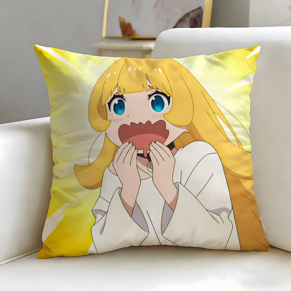 anime Tis Time for Torture Princess Cushion Cover Soft EasyWash Pillow Case Versatile for Couch Bed Travel and Office
