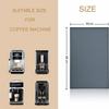Non Slip Coffee Machine Mat Heat Resistant Bar Kitchen Draining Mat Silicone Placemat  Tea Mat