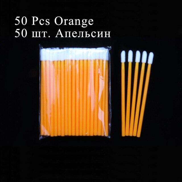 50/100pcs Disposable Makeup Lip Brush Lipstick Mascara Wands Applicators Eyelash Eyeshadow Lip Gloss Brushes Cosmetic Tools