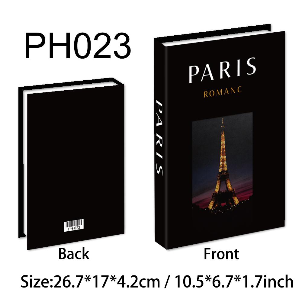 New York Paris London Series Luxury Fake Book Decoration Remote Control Storage Box Fashion Coffee Table Decoration Accessories