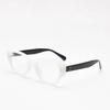 Fashion Transparent Cat Eye Optical Eyewear Finished Ladies Plain Glasses Unisex Spectacle Minus Anti Blue Light Glasees
