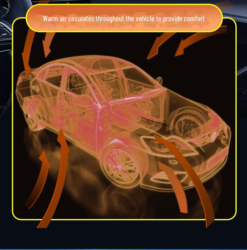 Электрический обогреватель-вентилятор для легковых и грузовых автомобилей 12 В/24 В - быстрый зимний обогреватель и подогрев