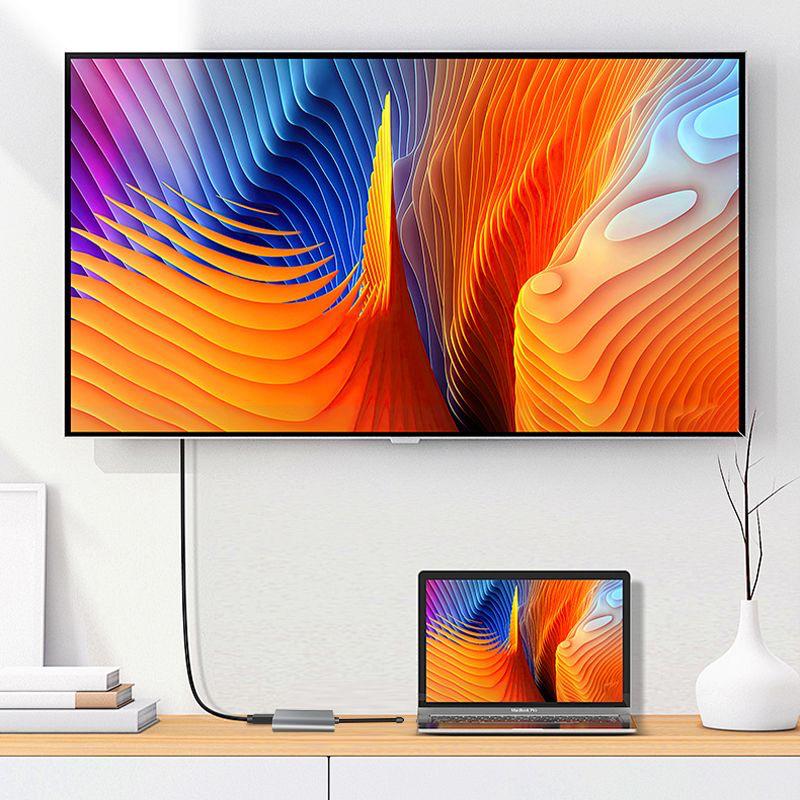 Многопортовый USB-C концентратор HDMI с USB 3.0 и док-станцией Type-C