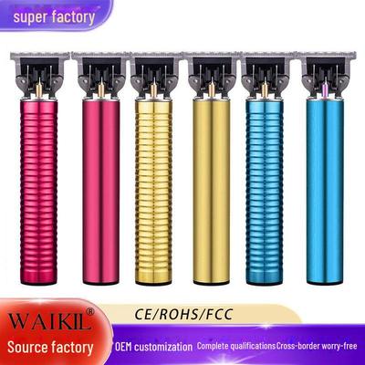 USB T-Blade Retro Hair Clipper - Инструмент для карвинга и бритья с полностью металлическим дизайном для стильных стрижек