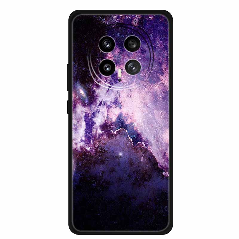 Защитный чехол для мобильного телефона For Honor Magic8 5G, с цветочным рисунком, мягкий, черный силикон, задняя крышка для Honor Magic 8 2025, чехол Funda