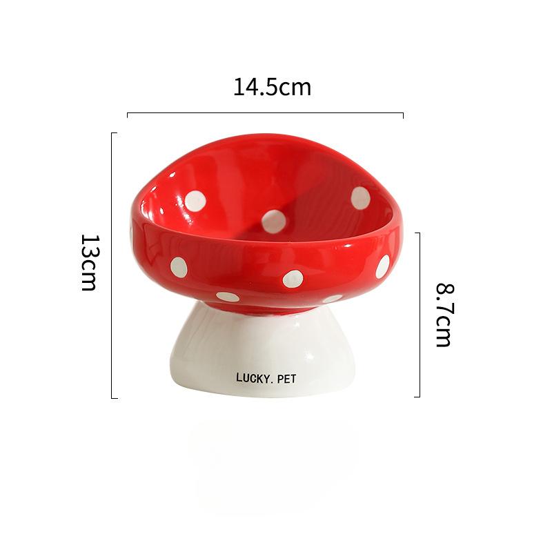 Миска для кошек Керамическая скошенная защита рта для шейного позвонка Поилка Миска для еды Миска для риса для кошек Товары для животных Миска для собак