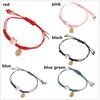 Women Cute Gifts Couple Bangles Lucky Cat Bracelet Colorful Rope Handmade