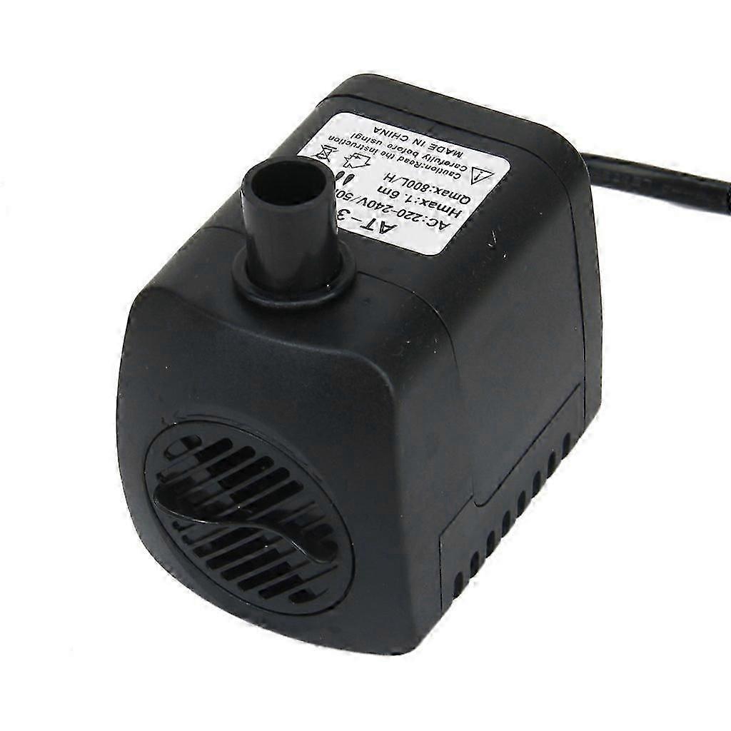AC 220-240V 15W Погружной насос Водяной насос Фонтан Насос для пруда Аквариум с вилкой европейского стандарта