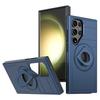 For Samsung Galaxy S24 Ultra Magnetic Case Ring Kickstand PC+TPU Phone Cover