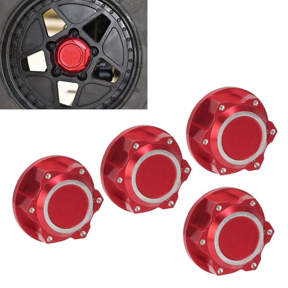 4Pcs RC Accessories Wheel Lock Nuts Dust-Proof Hub Nuts for ARRMA 1/5 Kraton 8S RC Car For RC Car