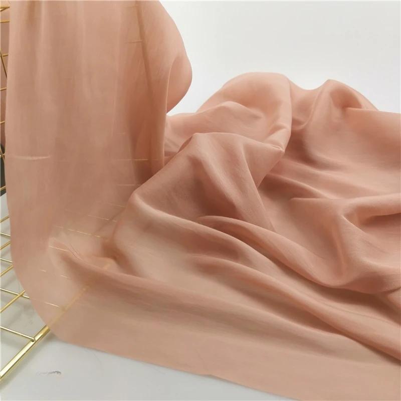 100x150 см шелковый хлопковый материал ткань однотонная для нижней подкладки юбки одежда ткань одежда DIY швейная оптовая продажа