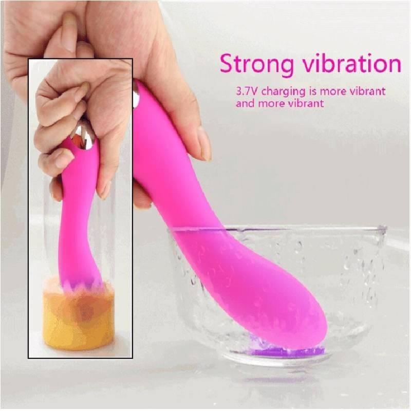 Fingerprint Vibration Massager For Women 20 Modes Silicone Quiet Adult Toy
