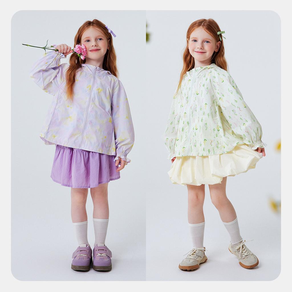 Mini Balabala Girls' Baby Sunscreen Clothing, Children's Cool and Breathable Sunshade Jacket, 2026 Summer New Product