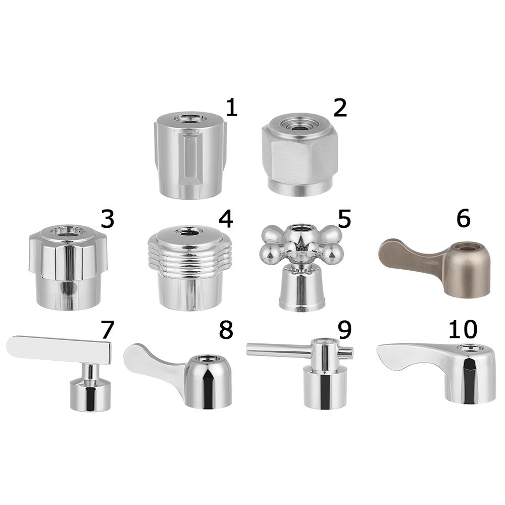 1Pcs Universal Faucet Switch Handle Core Handwheel Small Spout Dish Basin Handle Triangle Valve Faucet Handle