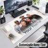 Custom Name Text Mouse Pad Backstreet Boys Personalized Desk Pad For Work And Gaming