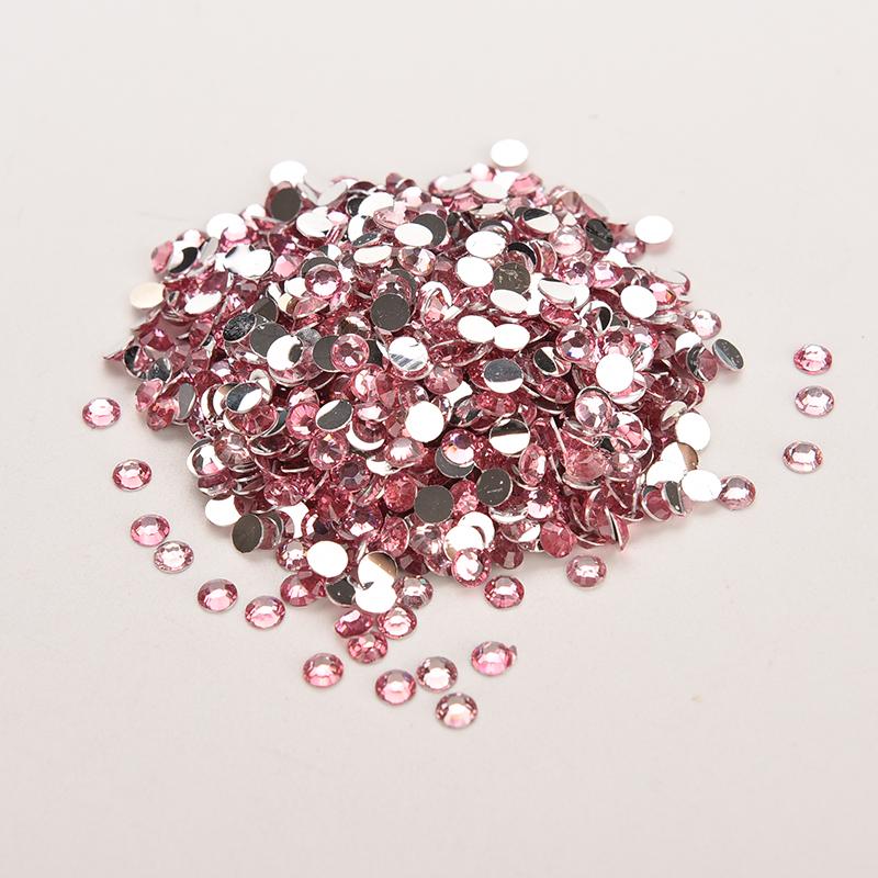 Lots 1000Pcs Rhinestone Facets Flatback Crystal Round Beads Nail Art Diy 4Mm