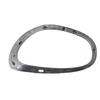 Black ABS Headlight Trim Ring For For BMW For MINI For COUNTRYMAN F60 Quick Replacement OE 51138739351 51138739352