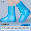 Children's and Men's Waterproof Non-slip Rain Boot Covers - Reusable, Wear-resistant Silicone for Cycling and Outdoor Use.