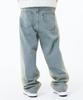 CONTROBANAL3 Seam-Line Washed Wide Denim Pants [Pale Blue]