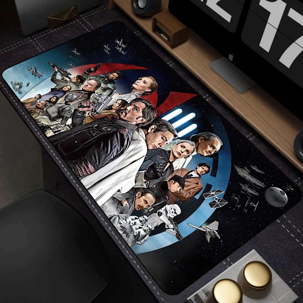 Pc Gaming Nonslip Mouse Pad 400x900mm Lock Edge Keyboard Mouse Mat Large Gamer Rubber Antislip Base Desk Mat Star Wars Mousepad