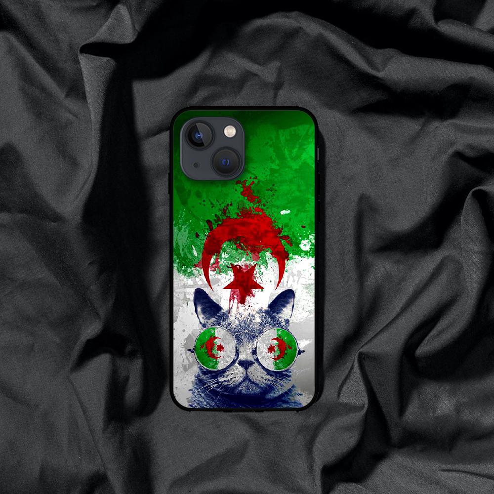 Чехол для телефона с алжирским флагом Алжира для iPhone Samsung Galaxy Redmi Xiaomi Oppo OnePlus Note SA 7 8 9 10 11 12 13 14 20 21 22 23 53 54 Pro Max Ultra